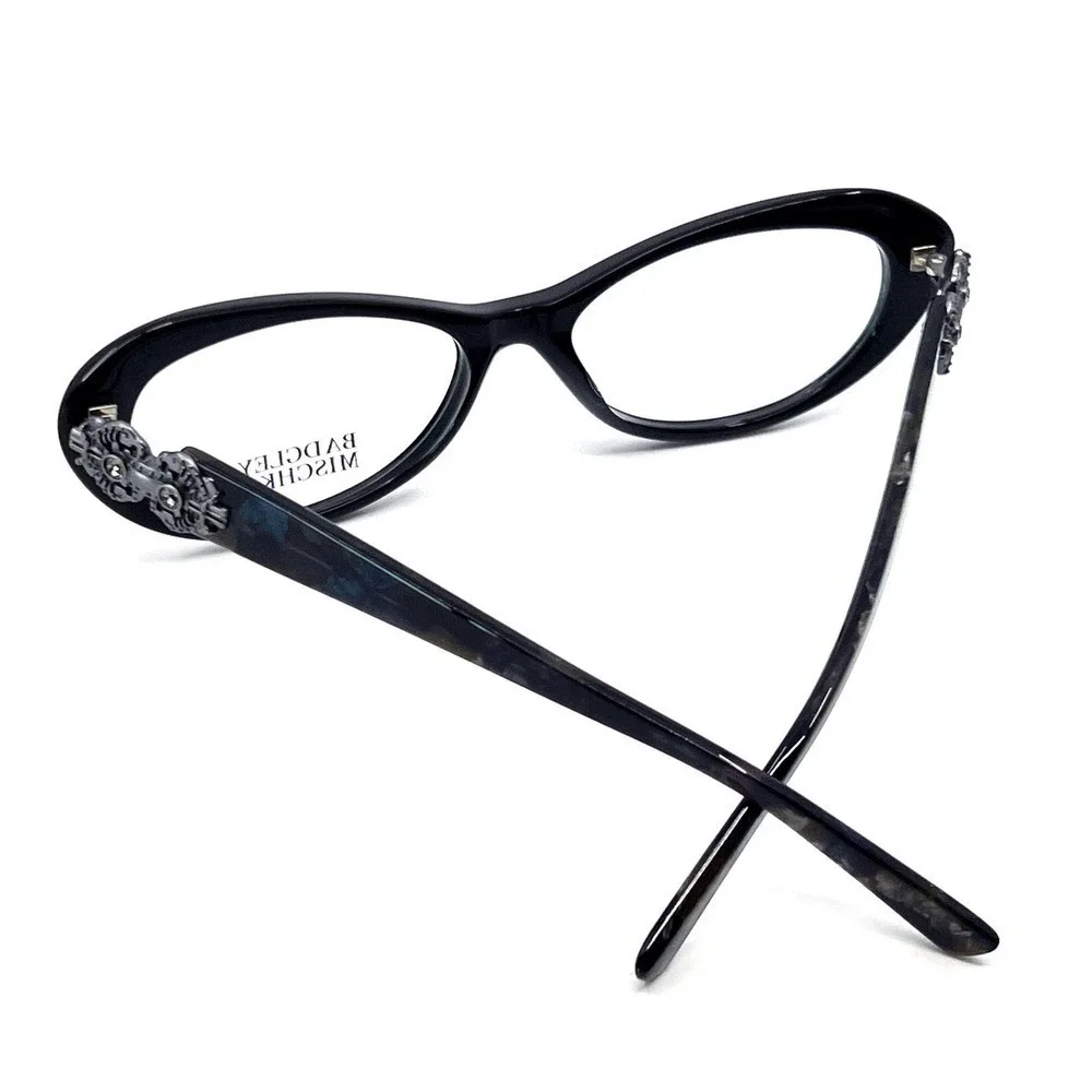 BADGLEY MISCHKA Eyeglasses Juliet BLK Authentic New!
